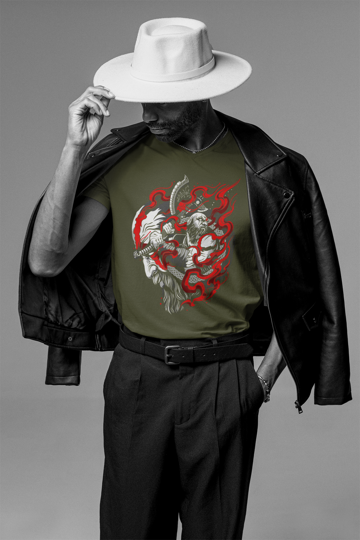 Samurai Fire T-Shirt: Ignite the Warrior Within