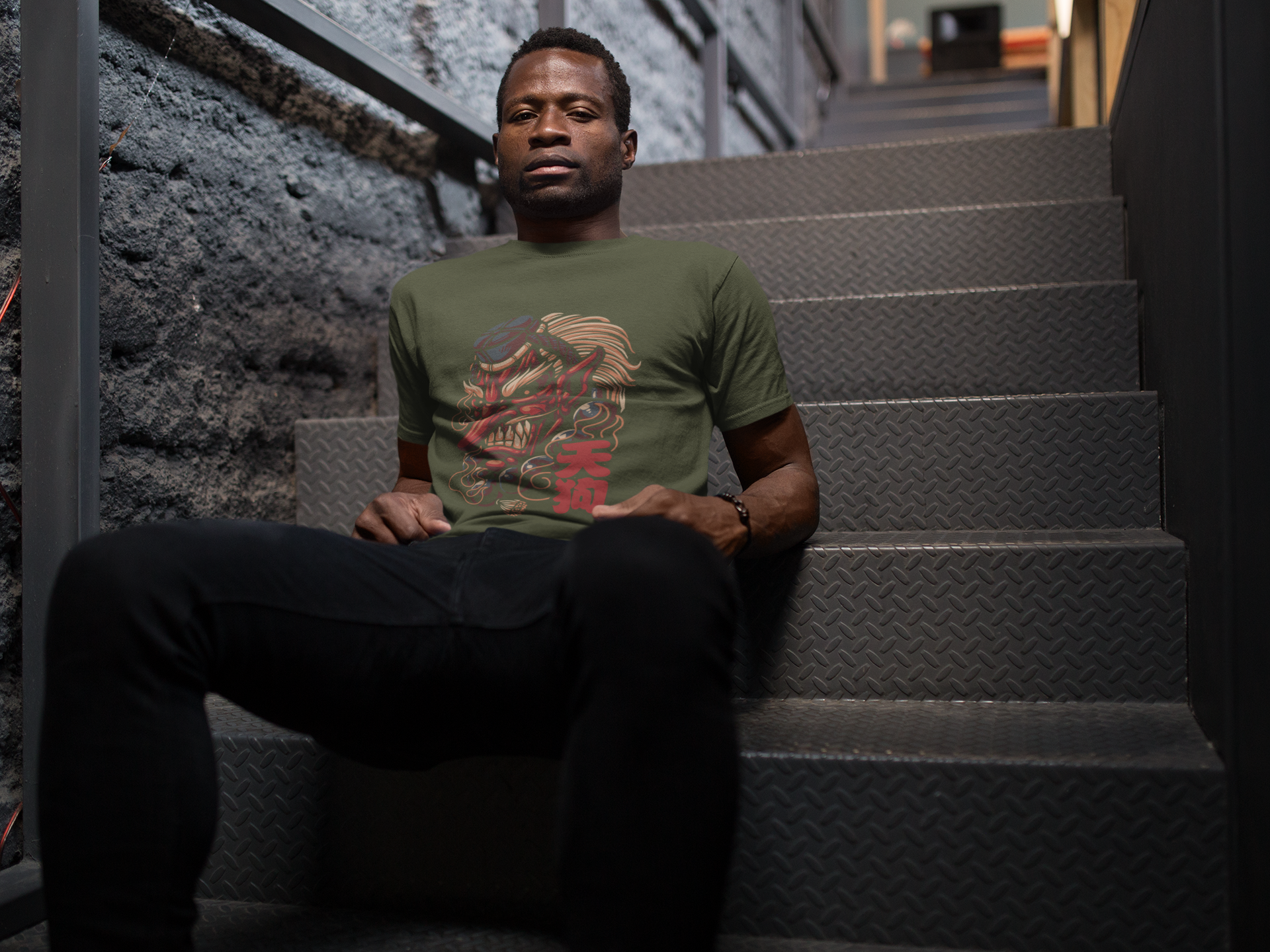Tengu Warrior T-Shirt: Embrace the Spirit of the Forest
