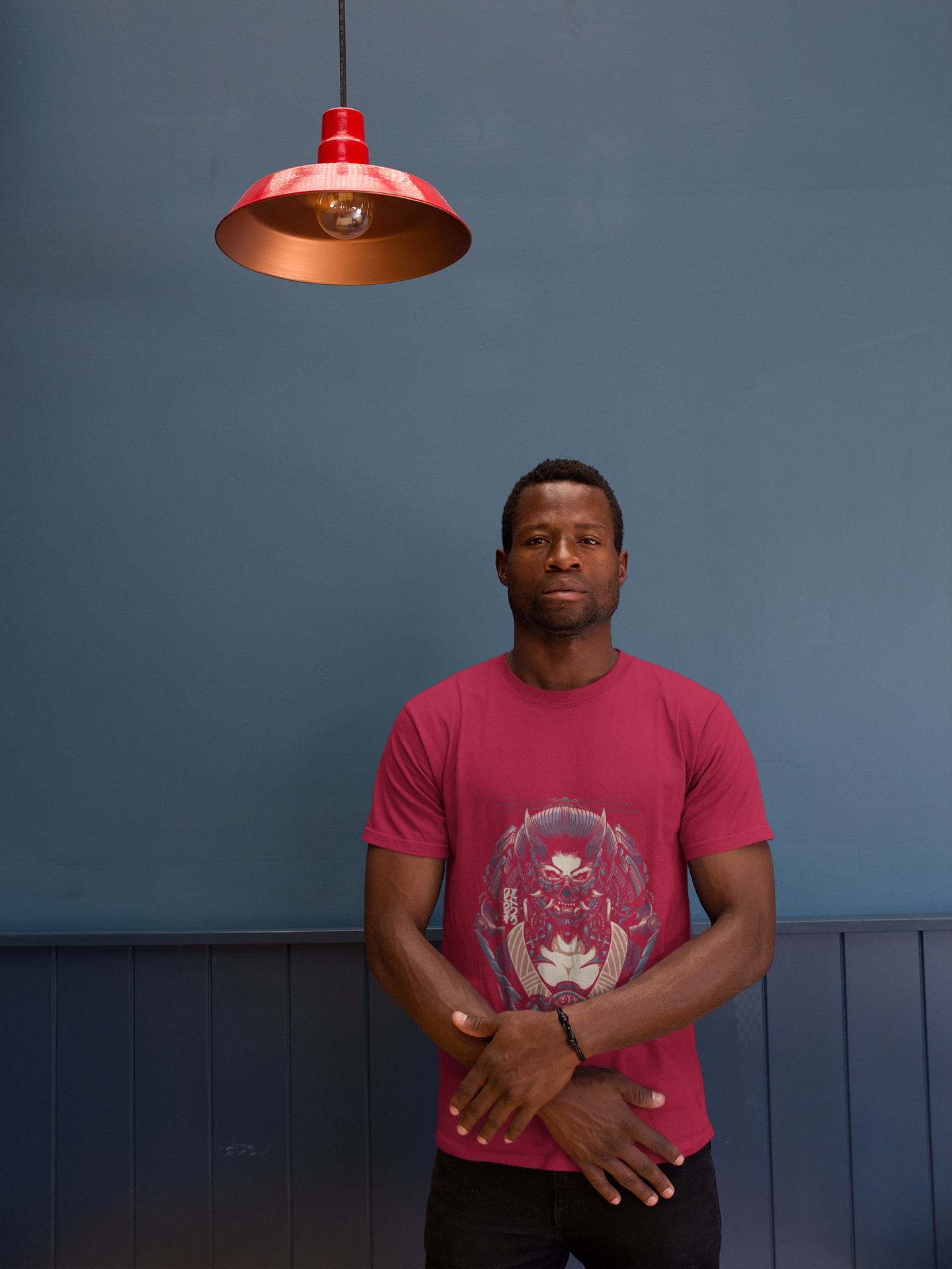 Cyber Oni T-Shirt: Merge Tradition with Futurism