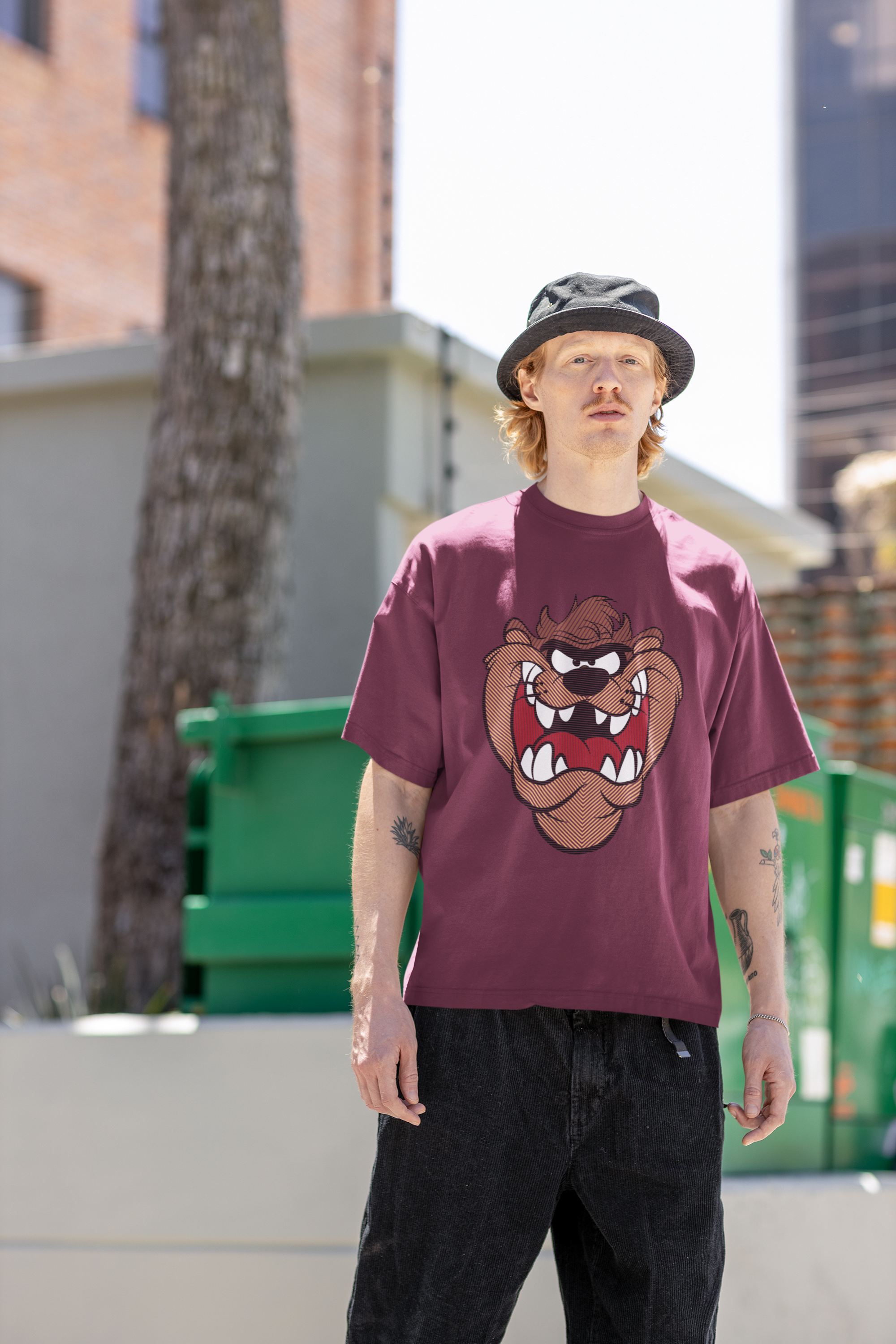 Fierce Face T-Shirt: Embrace the Beast Mode
