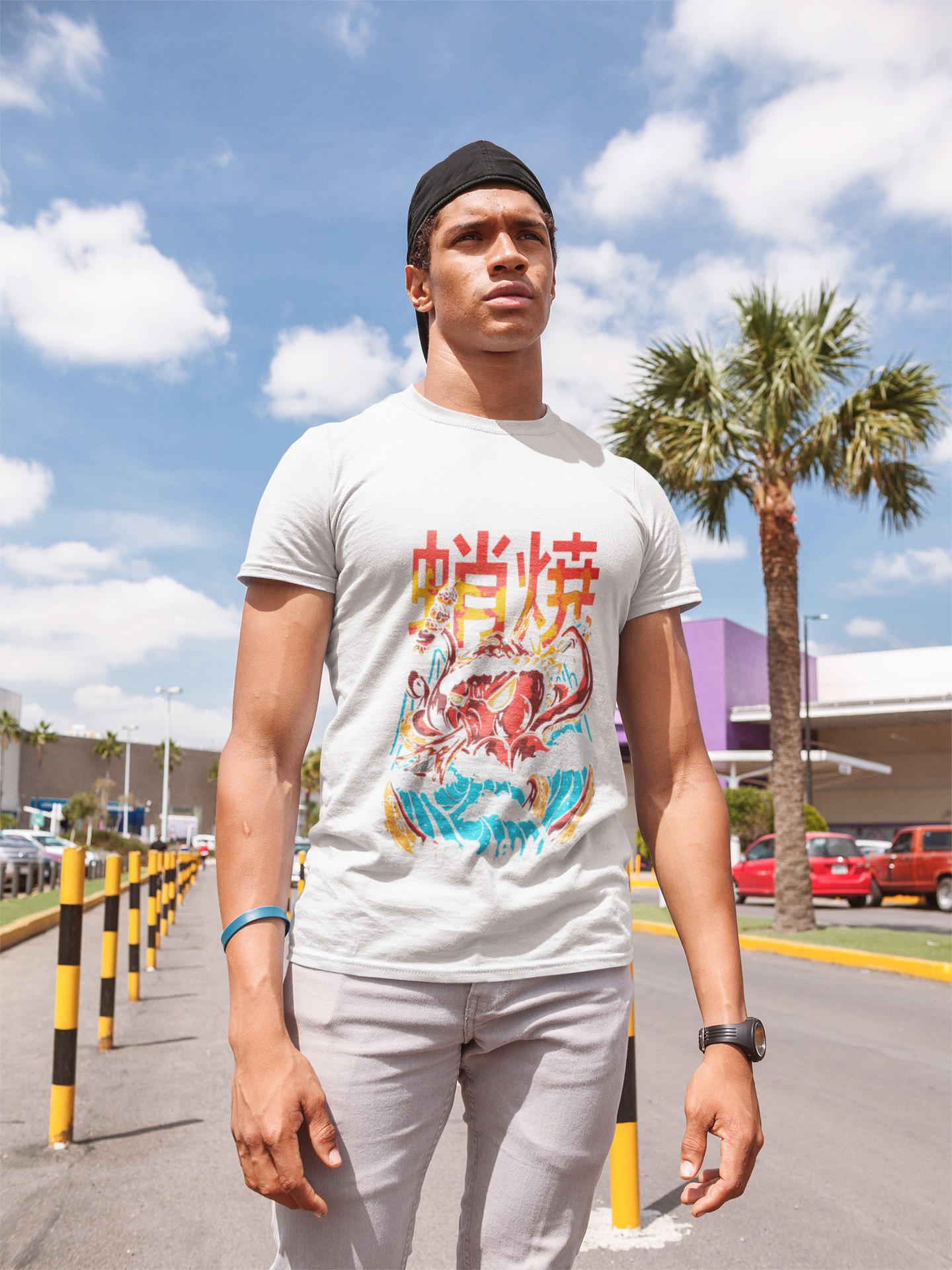 Street Style Spotlight: Bold Crab Graphic T-Shirt
