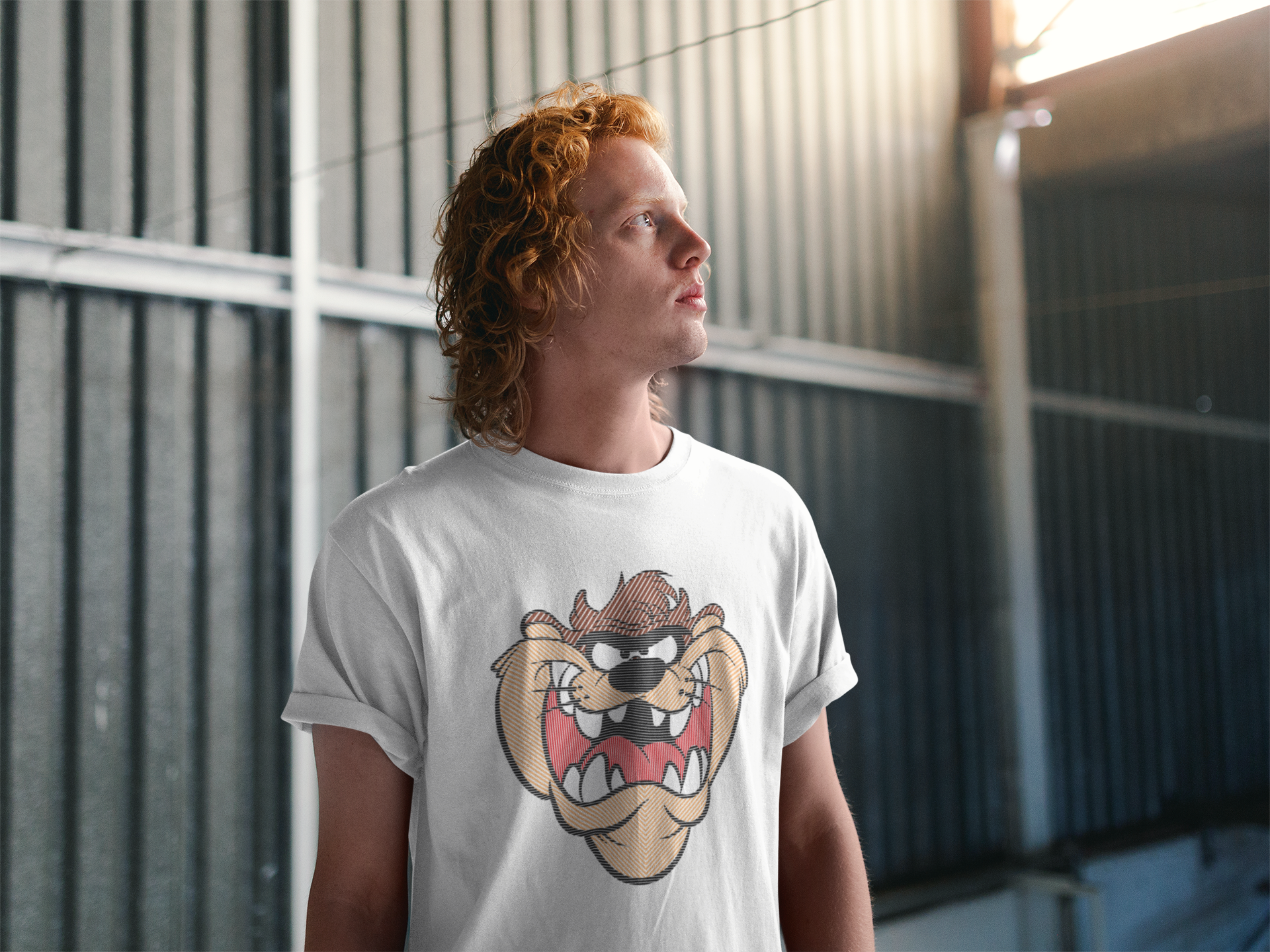 Fierce Face T-Shirt: Embrace the Beast Mode