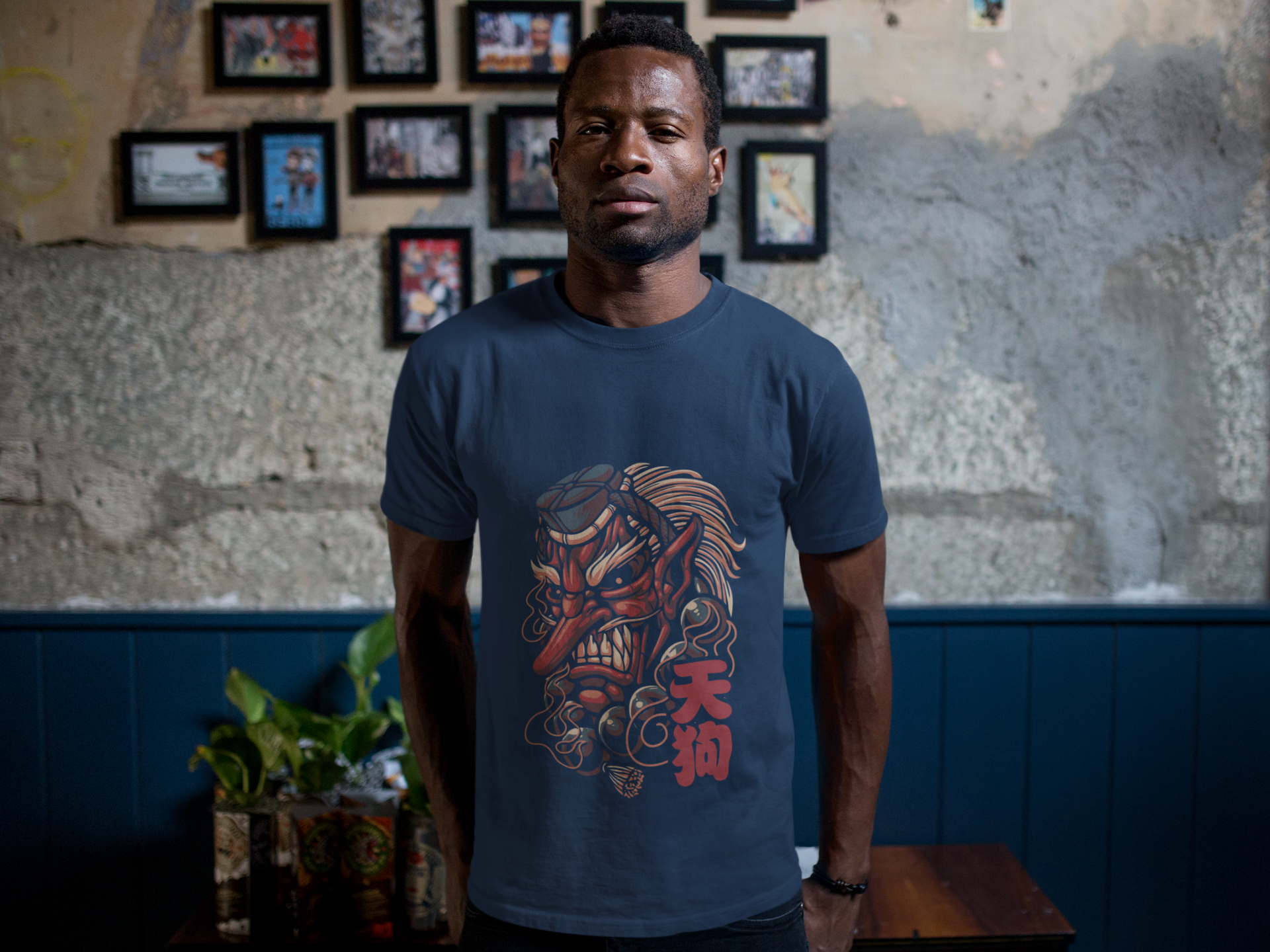 Tengu Warrior T-Shirt: Embrace the Spirit of the Forest
