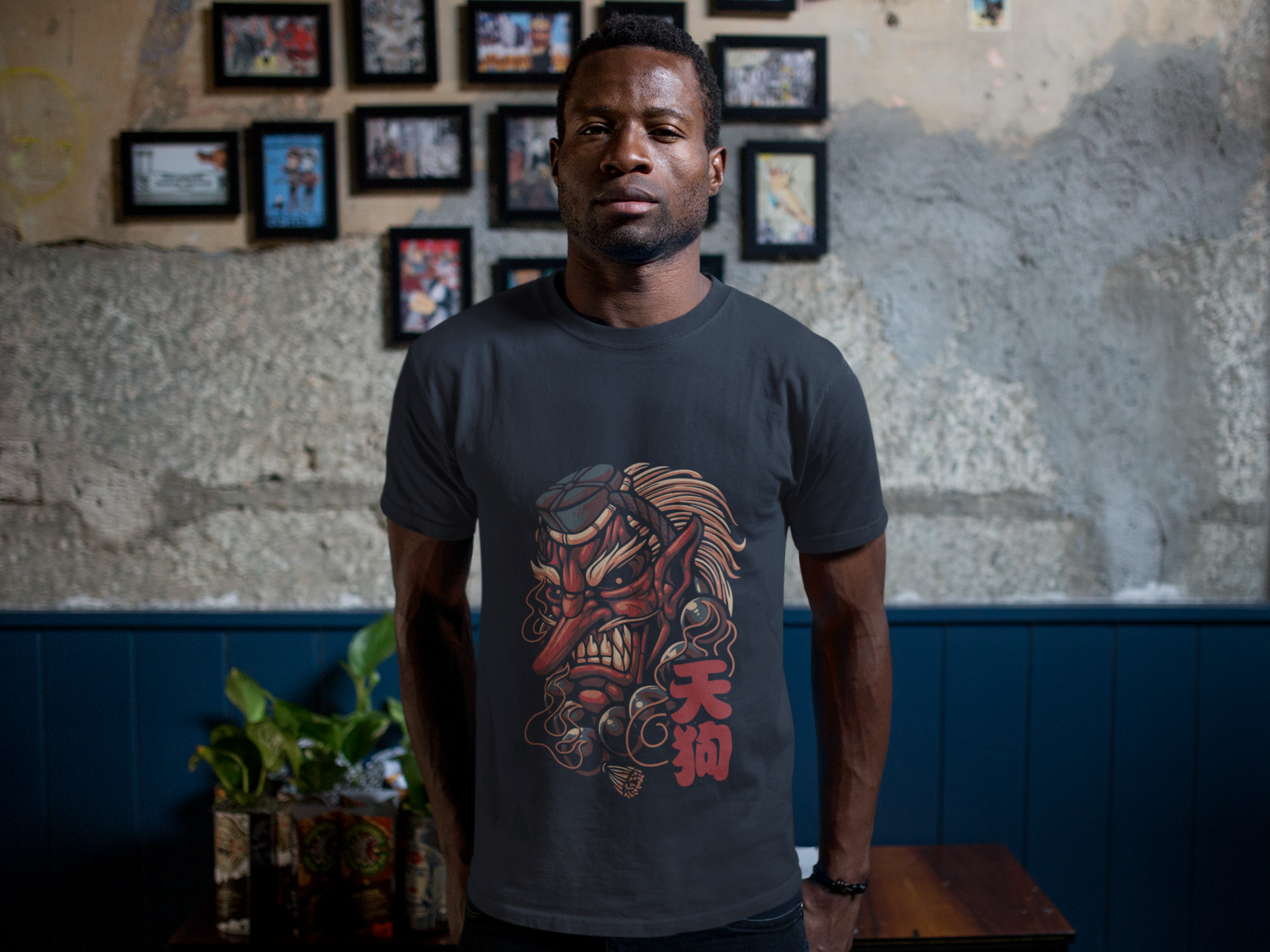 Tengu Warrior T-Shirt: Embrace the Spirit of the Forest