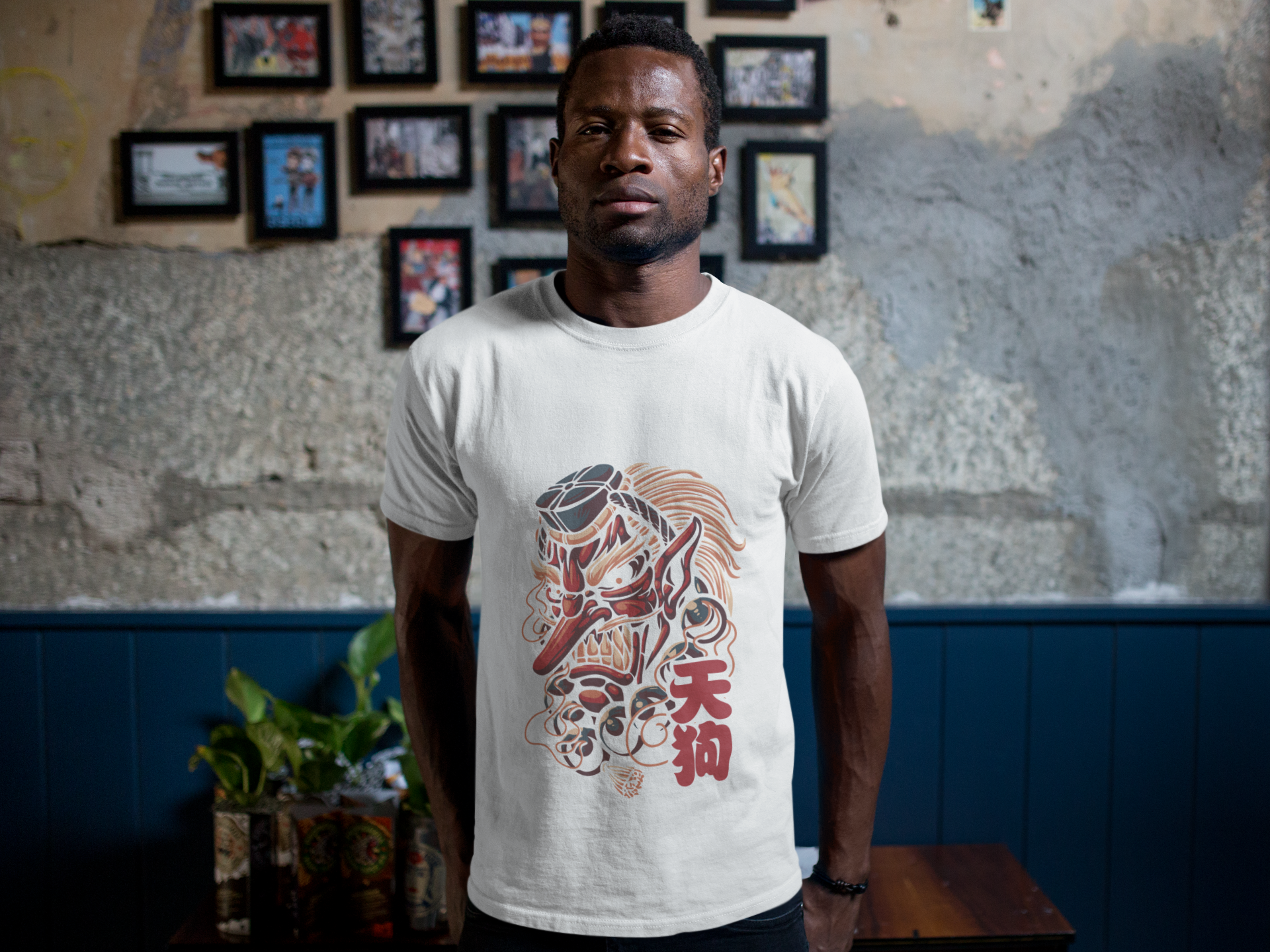 Tengu Warrior T-Shirt: Embrace the Spirit of the Forest