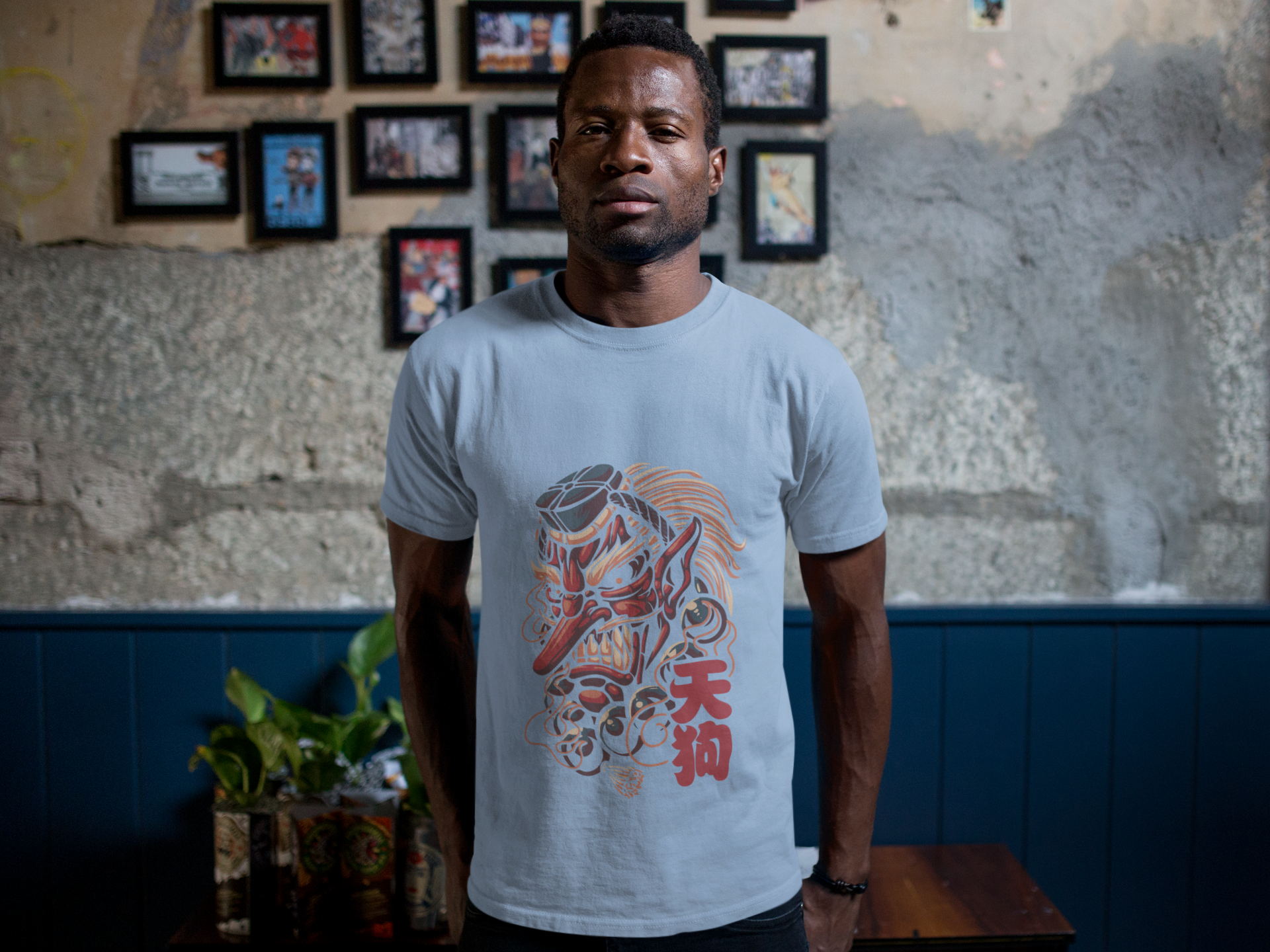 Tengu Warrior T-Shirt: Embrace the Spirit of the Forest