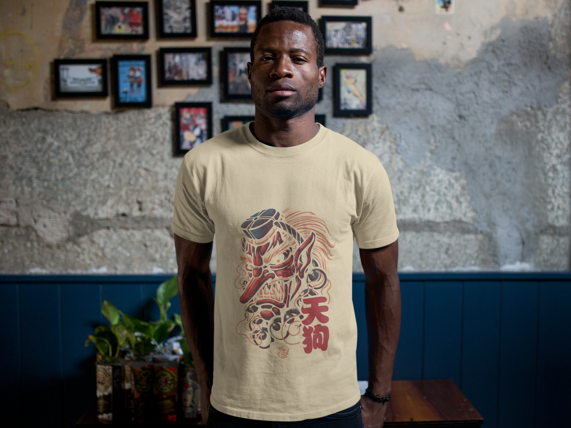 Tengu Warrior T-Shirt: Embrace the Spirit of the Forest