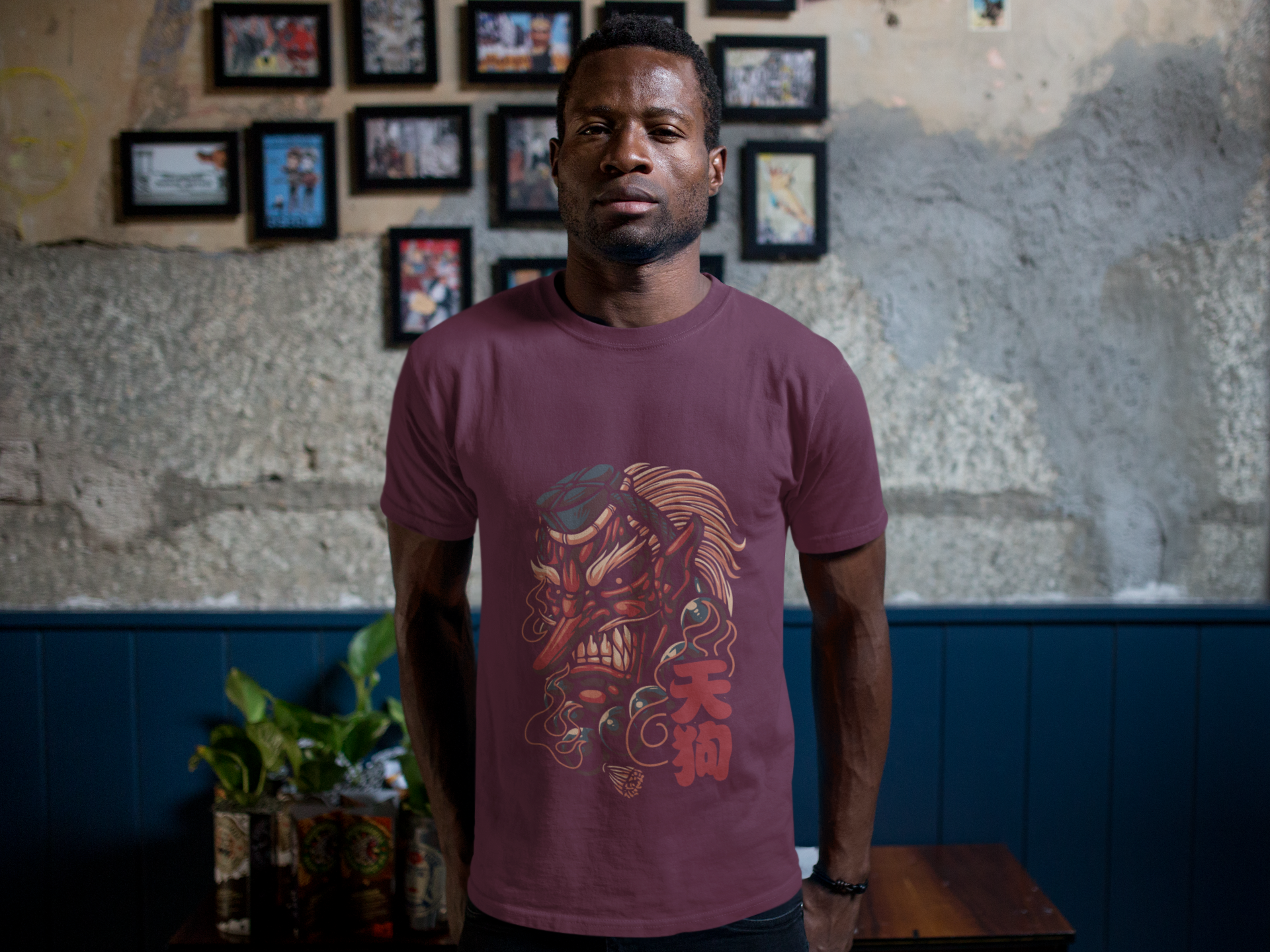 Tengu Warrior T-Shirt: Embrace the Spirit of the Forest