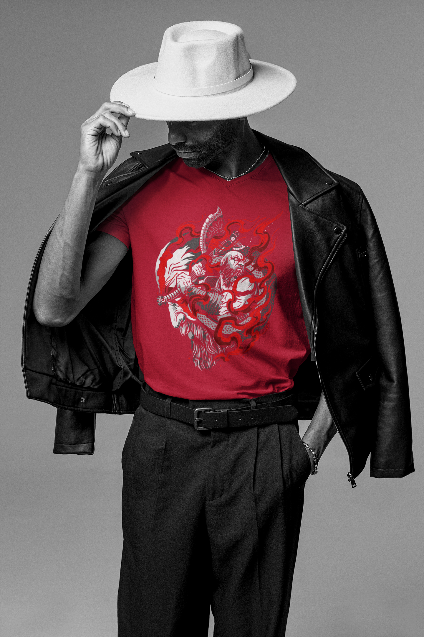 Samurai Fire T-Shirt: Ignite the Warrior Within